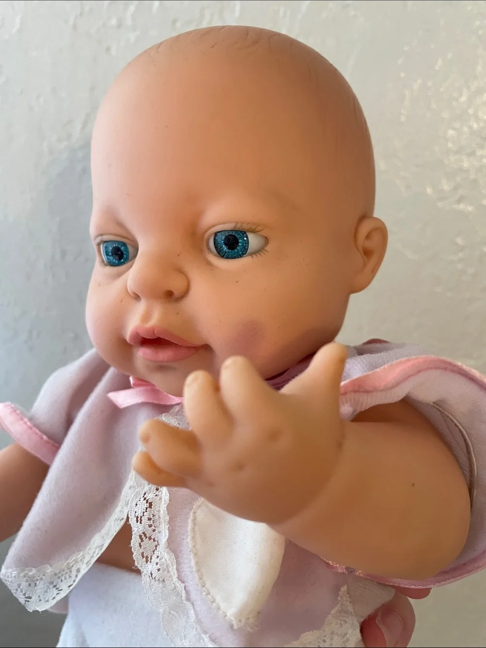 Vintage 90s Baby feels so real doll vintage Tyco weighted soft spot bones infant